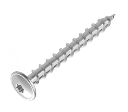 Blubase schotelkopschroef Torx 8 x 60 mm (doos 100st) - inox - prijs per stuk 900210