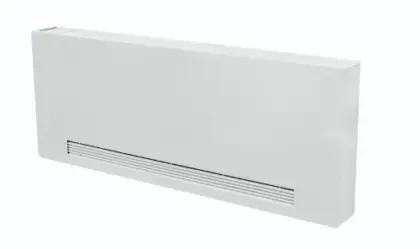 Stelrad Thermobreeze Net Zero - ventiloconvector 120 x 465 x 1400 mm - 2176 Watt (EN442 45/35/20 - middensnelheid) - Plug&Play - 2-pijps - Ral 9003 signaalwit 91010465501400
