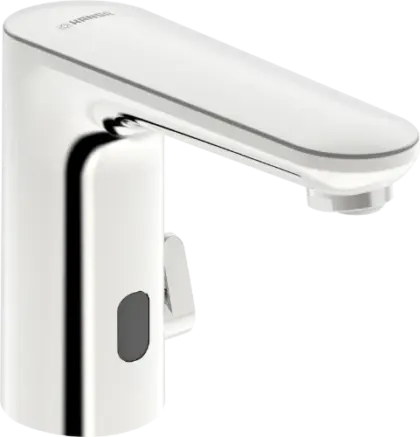 Hansa Electra Safety wastafelmengkraan 3V - Bluetooth - messing - chroom 92602219