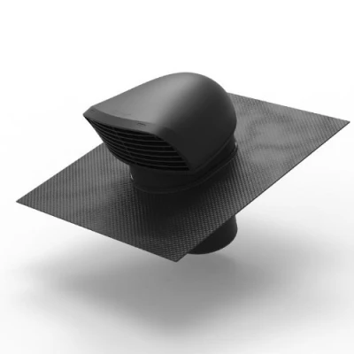 Renson Flex XL ventilatiedakdoorvoer 180/200 mm - plaatsing met behulp van loodvrije flexibele slab 9501