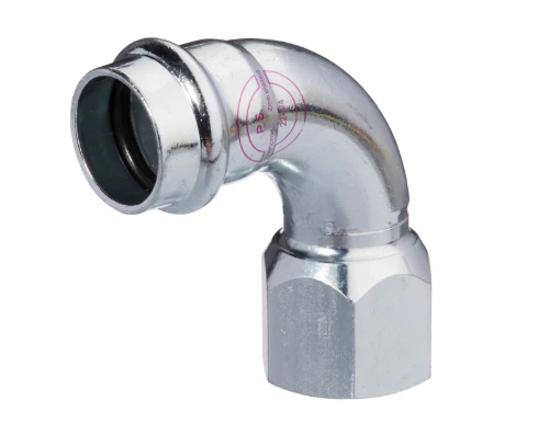 Carboline staal verzinkt overgangsbocht 90° FF 22 x 3/4 F (M/V-profiel) 9626022034