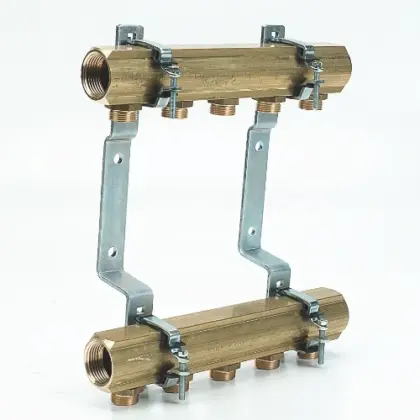 Comap 9800 voorgemonteerde dubbele collector 4/4 x 5 kr - met nippels M22 9800NC05