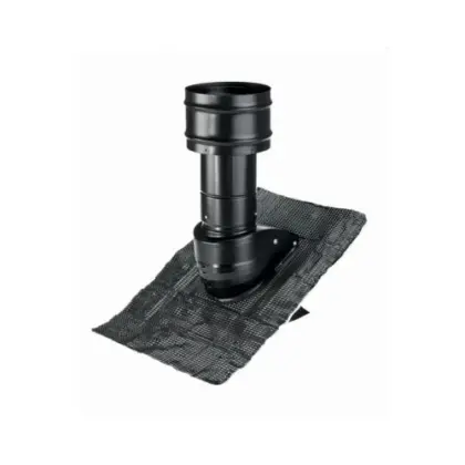 Zehnder ComfoEdge Dakdoorvoer instelbaar 6-60° - DN160 mm - zwart 990430613
