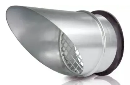 Sanutal Spiralit uitblaaskap 180 mm - met dichting 99.AVU180