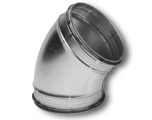 Sanutal Spiralit bocht 45° MM 200 x 200 mm - met dichting 99.BD4200