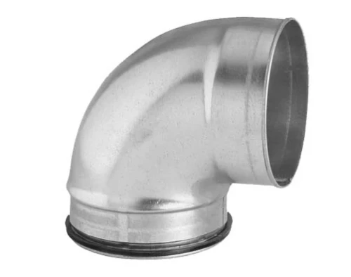 Sanutal Spiralit korte bocht 90° MF 160 x 160 mm - met dichting 99.BDKF9160