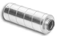Sanutal Spiralit geluidsdemper 900 mm (isolatie 50 mm) 180 x 180 mm - met dichting 99.SIL180.900