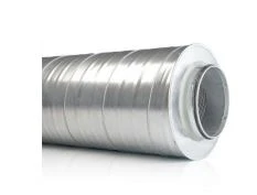 Sanutal Spiralit geluidsdemper 600 mm (isolatie 50 mm) 200 x 200 mm - met dichting 99.SIL200.600