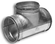 Sanutal Spiralit verloop T-stuk 90° MMM 315 x 160 x 315 mm - met dichting 99.TD315.160