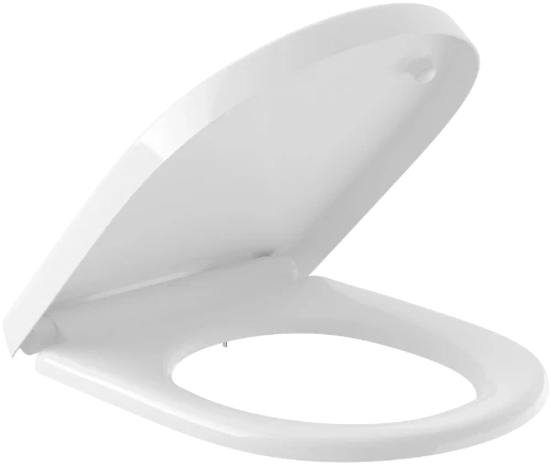 Villeroy & Boch O.Novo toiletzitting - wit - softclose - quick release - scharnier inox 9M38S101