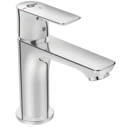 Ideal Standard Connect Air wastafelmengkraan zonder lediging - chroom - BlueStart - 5 l/min A7011AA