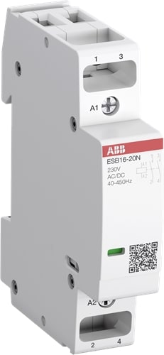 ABB Modulaire installatiemagneetschakelaar 2 NO contacten Spoelspanning: 24V AC/DC 1SBE111111R0120