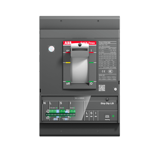 ABB Tmax XT Vermogensschakelaar XT5N 630 Ekip Dip LSI In=630 3p F F 1SDA100359R1