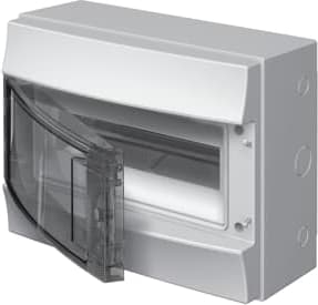 ABB Verdeelkast Fix-o-Rail 65 12M 1R IP65 250x320x155mm transparant opbouw 1SLM006501G1202