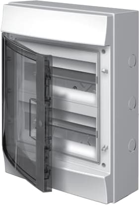 ABB Verdeelkast Fix-o-Rail 65 24M 2R IP65 435x320x155mm transparant opbouw 1SLM006501G1204