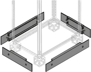 ABB Front/rear plinth flanges