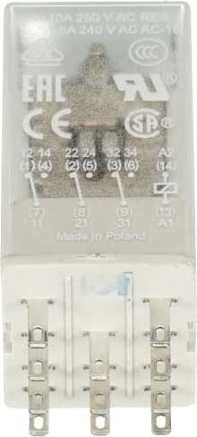 ABB Inplugbaar interface relais CR serie A1-A2=230Vac