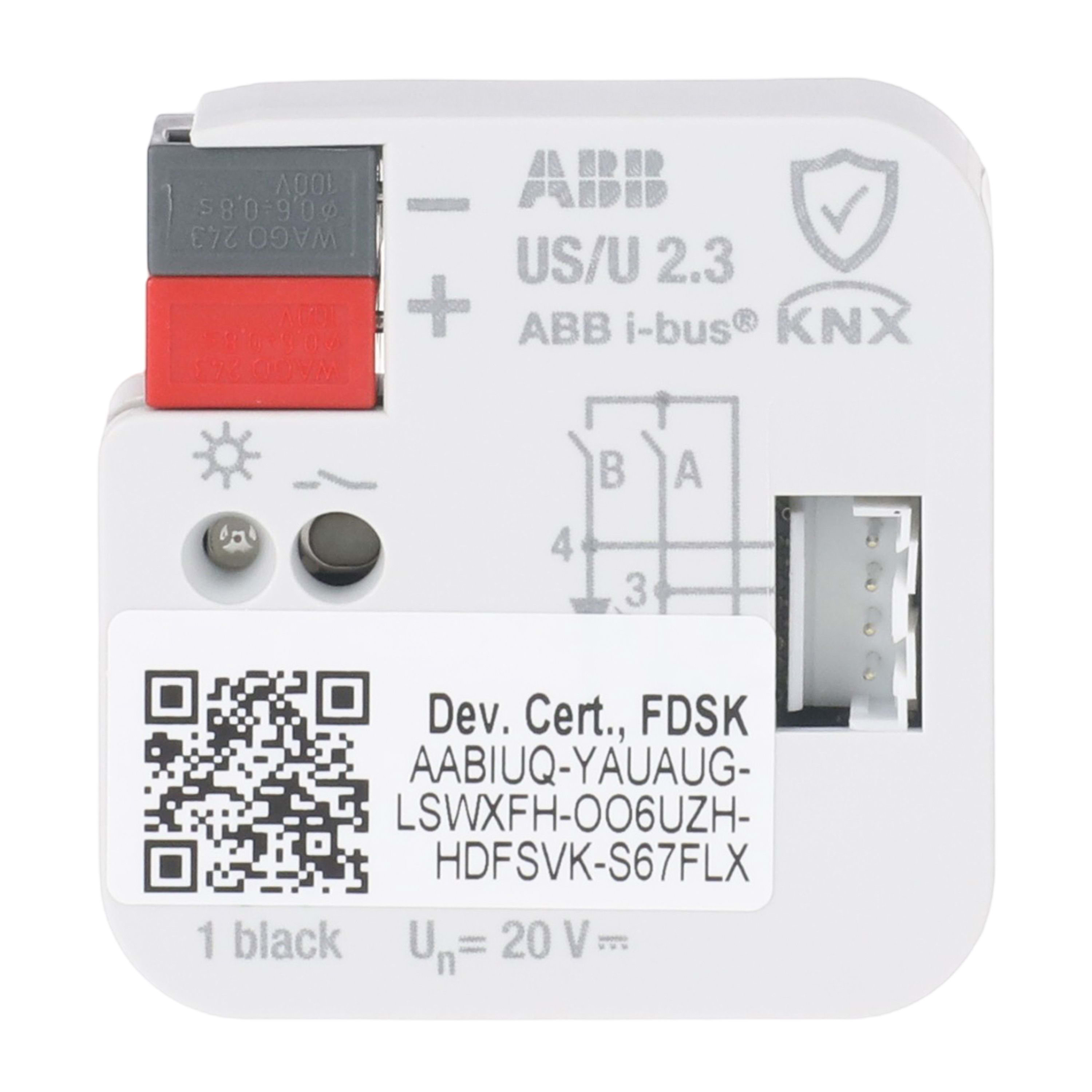 ABB KNX binaire ingang US/U 2.3 2-voudig potentiaalvrij inbouw 2CDG110308R0011