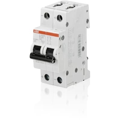 ABB Automaat S200MUC 2P 4A C-curve 10kA 400V AC/DC voor verdeelkasten 2CDS272061R0044