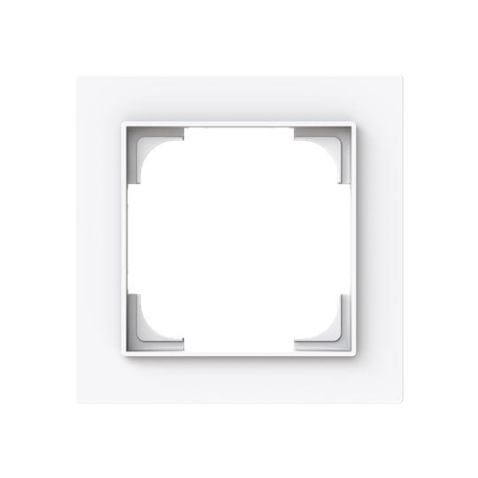 ABB Afdekraam 1-voudig studio wit - Busch-art linear 2CKA001754A4841
