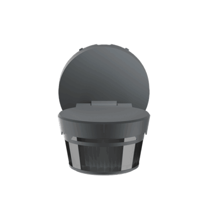 ABB Busch-Wächter PRO 280° WaveLine antraciet 2CKA006200A0864