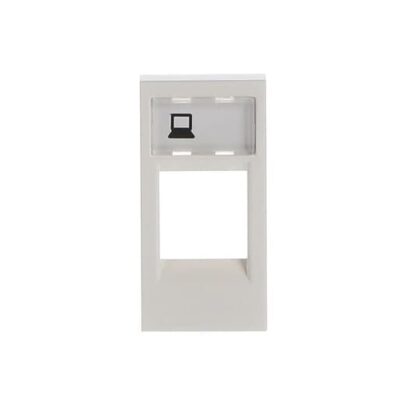 ABB Afdekplaat data-uitgang 1-voudig 1M Wit - Zenit 2CLA211810N1101
