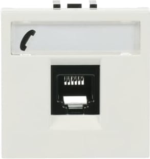 ABB Telefoonuitgang RJ12 - 2M - Wit 2CLA221760N1101