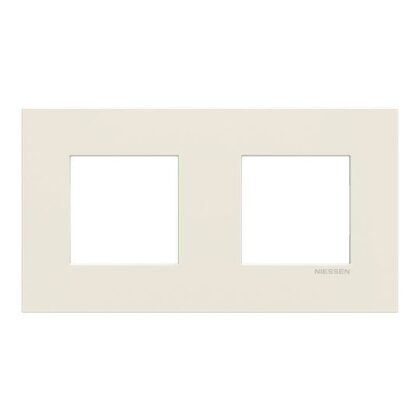 ABB Afdekplaat 2 vdg wit centerafstand 71 mm 2CLA227200Z1101