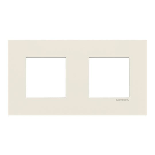 ABB Afdekplaat 2 vdg wit centerafstand 71 mm 2CLA227200Z1101