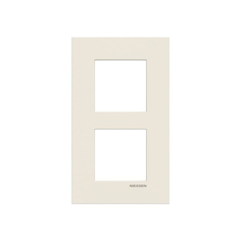 ABB Afdekplaat 2 vdg wit centerafstand 60 mm 2CLA227220Z1101