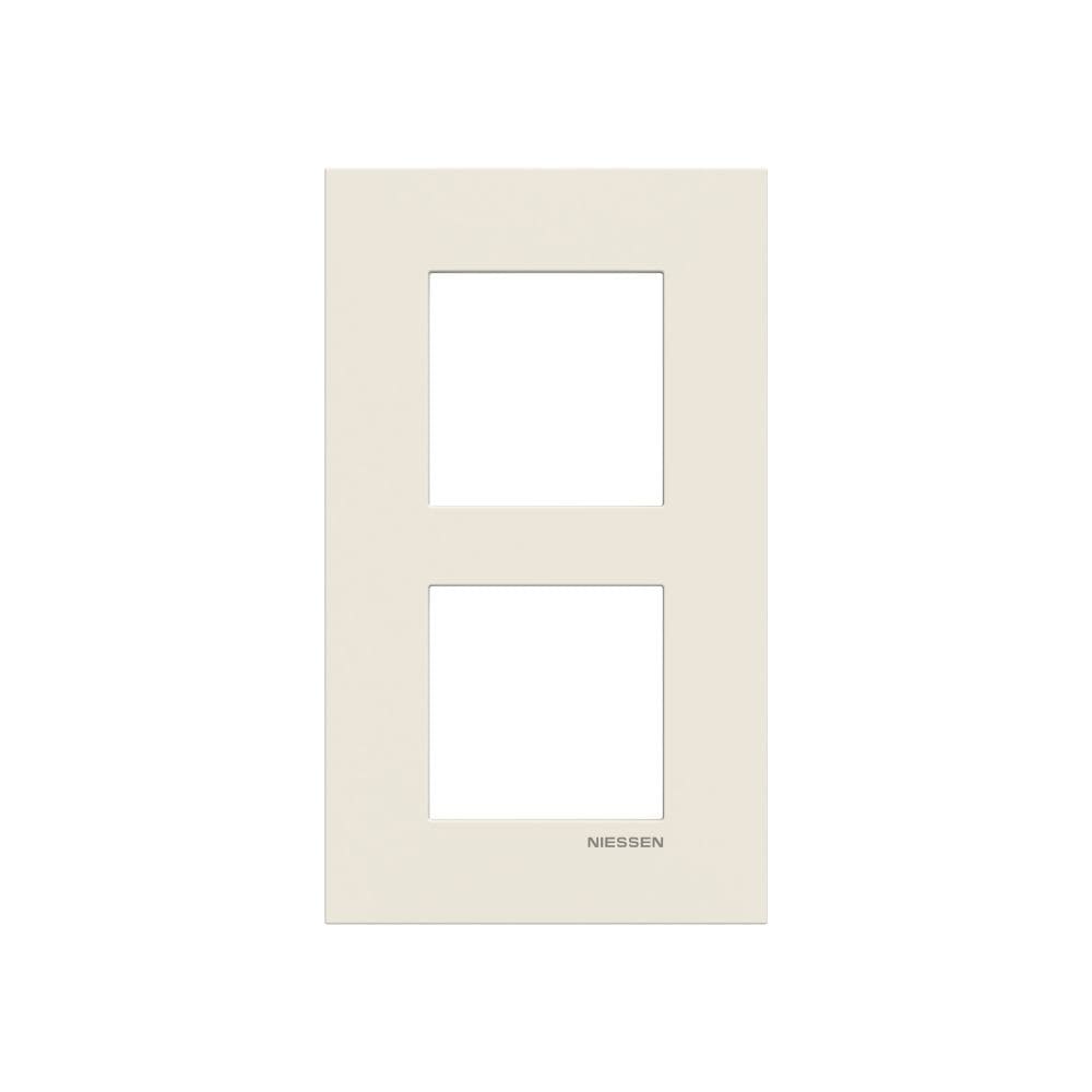 ABB Afdekplaat 2 vdg wit centerafstand 60 mm 2CLA227220Z1101