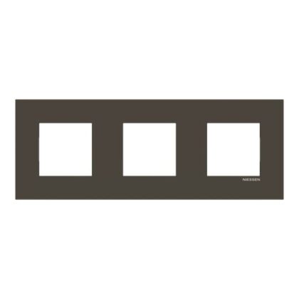 ABB Afdekplaat 3-voudig Antraciet centerafstand 71 mm - Zenit 2CLA227300Z1801