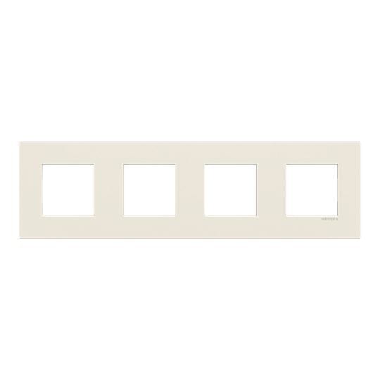 ABB Afdekplaat 4 vdg wit centerafstand 71 mm 2CLA227400Z1101