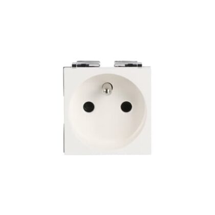 ABB Stopcontact penaarde insteekklemmen 2M Wit - Zenit 2CLA228760N1101