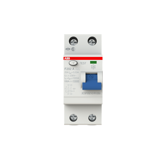 ABB Aardlekschakelaar 2p 25 A