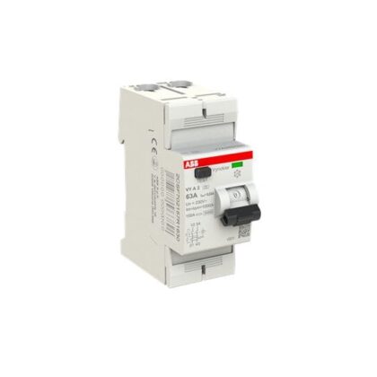 ABB Differentieelschakelaar VYA 2P 63A 30mA Type A voor verdeelkasten 2CSF702157R1630