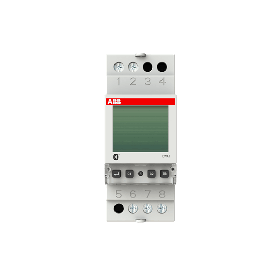ABB Digitale schakelklok AT2 1-kanaals 230V AC DIN-rail weekprogramma 2CSM222511R1000