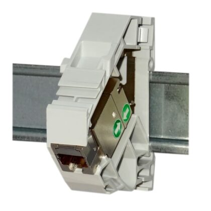 ABITANA RJ45 afgeschermde OmniMedia HD1000 connector - DIN-rail montage ABI-DC2006S00