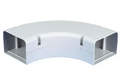 SpeediDuct 105x75 lange platte bocht 90° - 105 mm ADP-1525-010