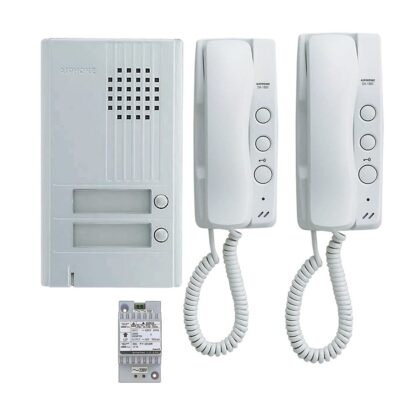 AIPHONE 2-draads parlofoonkit - 2 appartementen A01008200