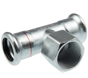 AIPS XPress Staalverzinkt T-stuk binnendraad FFF 28xRp3/4x28(C1418) - (pr/st) 6207181