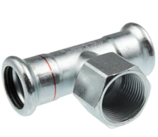 AIPS XPress Staalverzinkt T-stuk binnendraad FFF 35xRp1x35(C1418) - (pr/st) 6209610