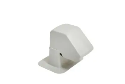 Alixo kunststof dakdoorvoer 125 x 250 mm - 1 uitgang - ±ral9002 ALX-7254-306
