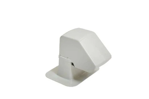 Alixo kunststof dakdoorvoer 125 x 250 mm - 1 uitgang - ±ral9002 ALX-7254-306