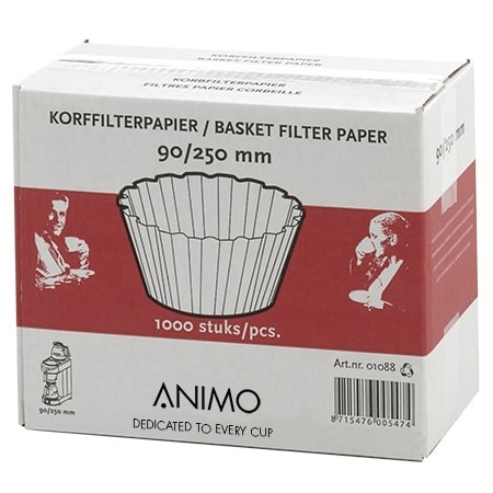 ANIMO KOFFIEZETSYSTEMEN Korffilterpapier 90/250mm