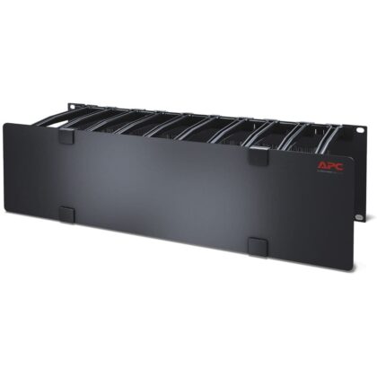 APC horizontale kabelmanager - 3U x 6   diep - eenzijdig met kap AR8605