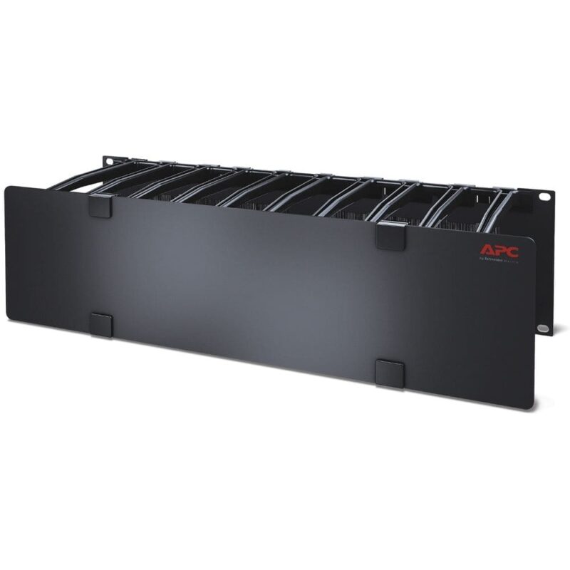 APC horizontale kabelmanager - 3U x 6 diep - eenzijdig met kap AR8605