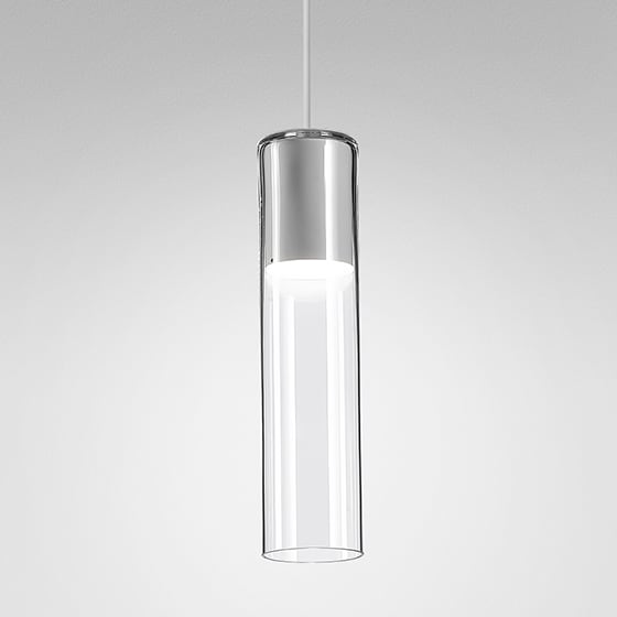 AQFORM MODERN GLASS Tube TR LED fi50 M930 suspended white structure 59847-M930-D9-00-13