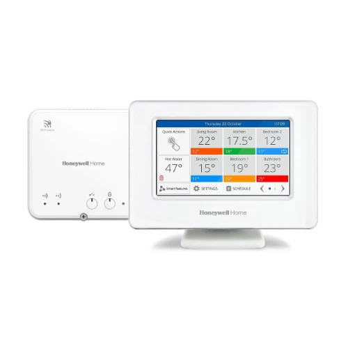 Honeywell Home ATP931 EvoHome draadloze slimme thermostaat met stuurmodule (AAN/UIT + Opentherm) - wit ATP931GM4100