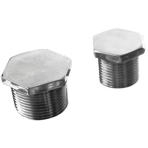 ATX Blanking Plug Nickel Plated Brass 1 1/4'' 757DT45